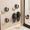 Wood-Plastic Composite Series - 2464 Wall-Mounted Slipper Rack