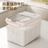 Transparent Sloped Rice Container