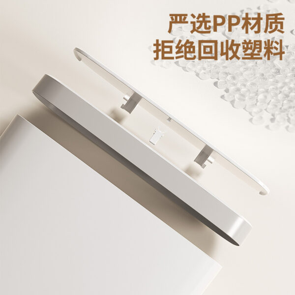 8 Rounded Corner Pop-Up Lid Trash Can