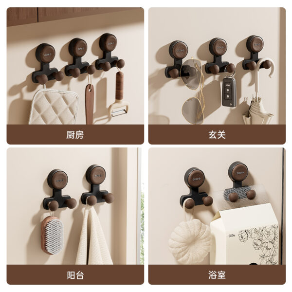 Wood-Plastic Composite Series - 2463 Double-Row Hook Rack