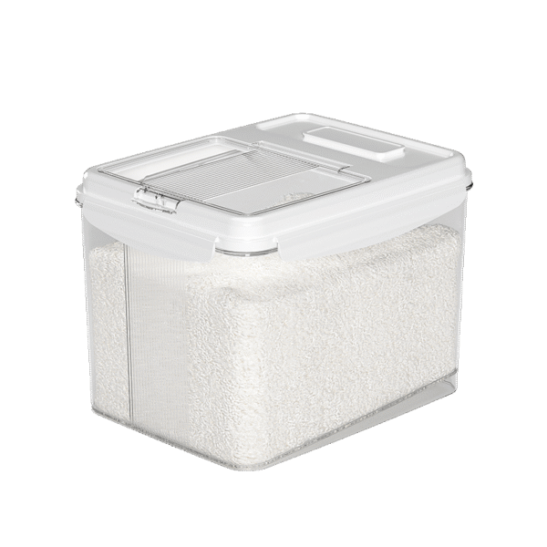 Transparent Sloped Rice Container