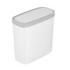 白底 Rounded Corner Pop-Up Lid Trash Can